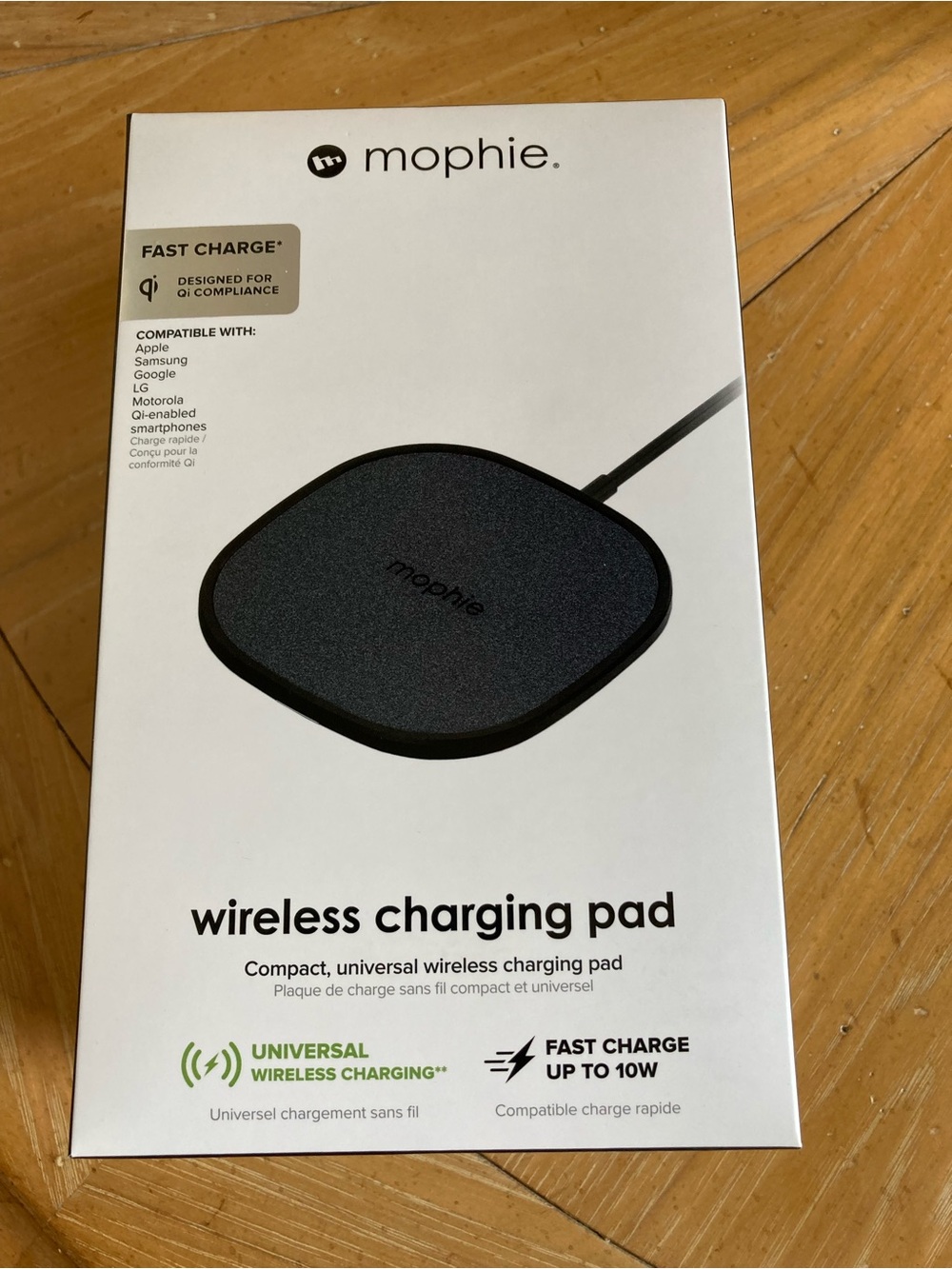 Wireless Charging Pad - by Mophie: Black